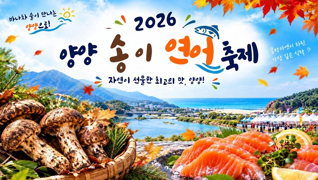 [당일★리무진버스]청정자연이 차린 가장 깊은 식탁!2026 양양송이연어축제[셔틀버스]