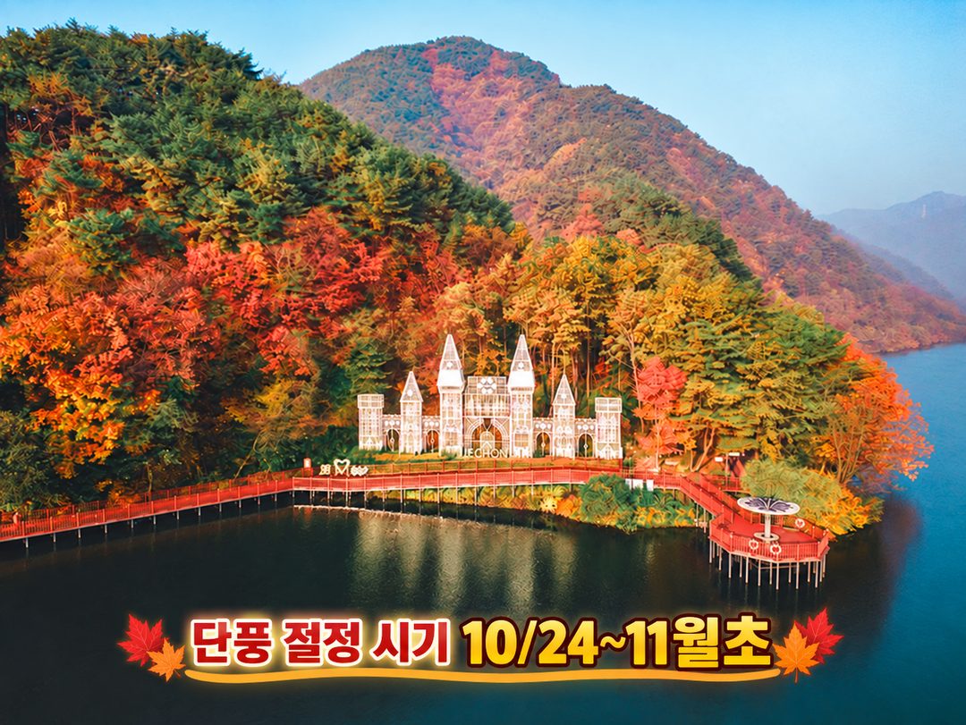 [C-21C] 제천 청풍호반 케이블카+배론성지 단풍+비룡담저수지 (단풍 절정 시기 10/25~11월초)