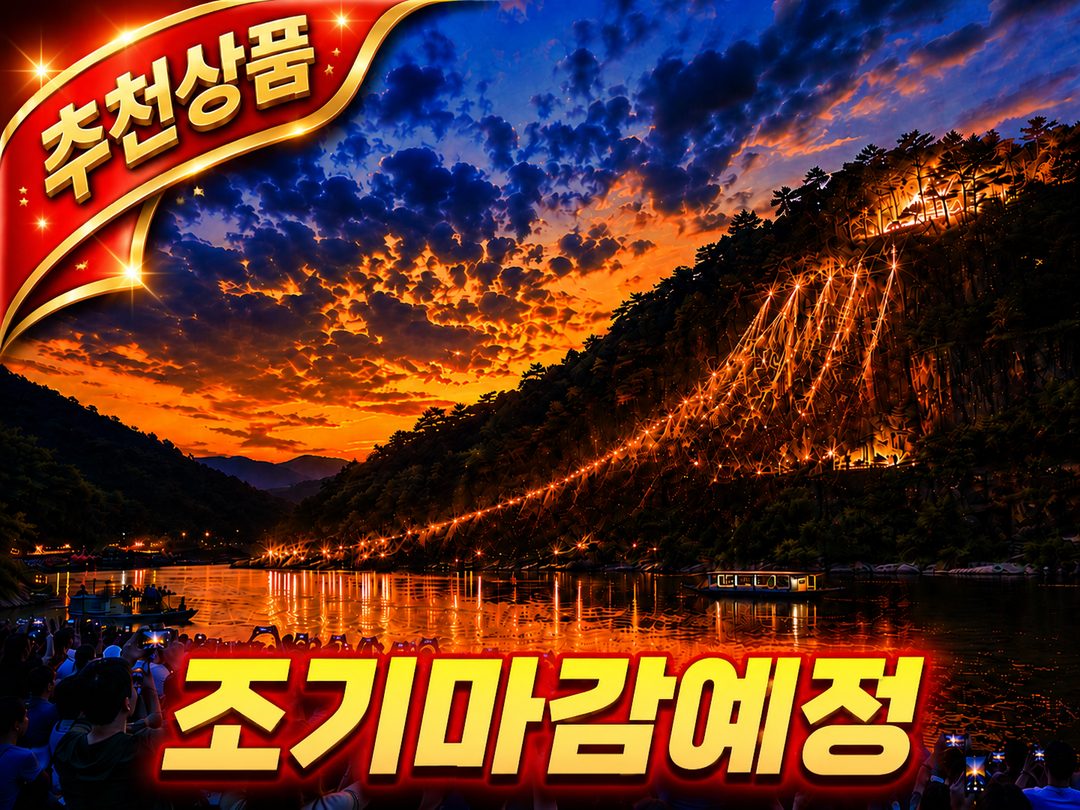 [C-59C]신규코스! 안동 선유줄 불놀이 10월 토요일 딱3번! 선착순 예약!