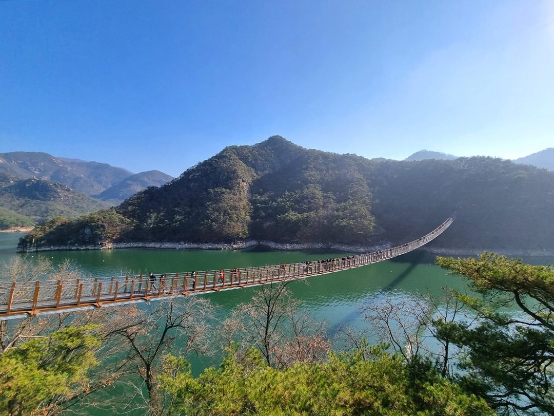 (48-1)[제천]산야초백반 점심제공 + 옥순봉 출렁다리 + 의림지 용추폭포 + 2,000원 제공 (당일)