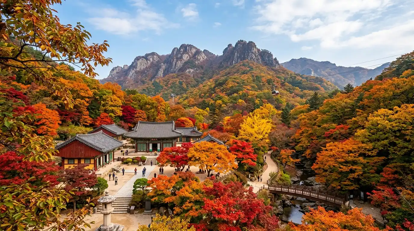 내장산의 감동적인 단풍길
